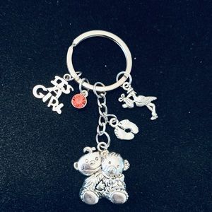 “It’s A Girl” New Mommy/mom-to-be baby themed keychain